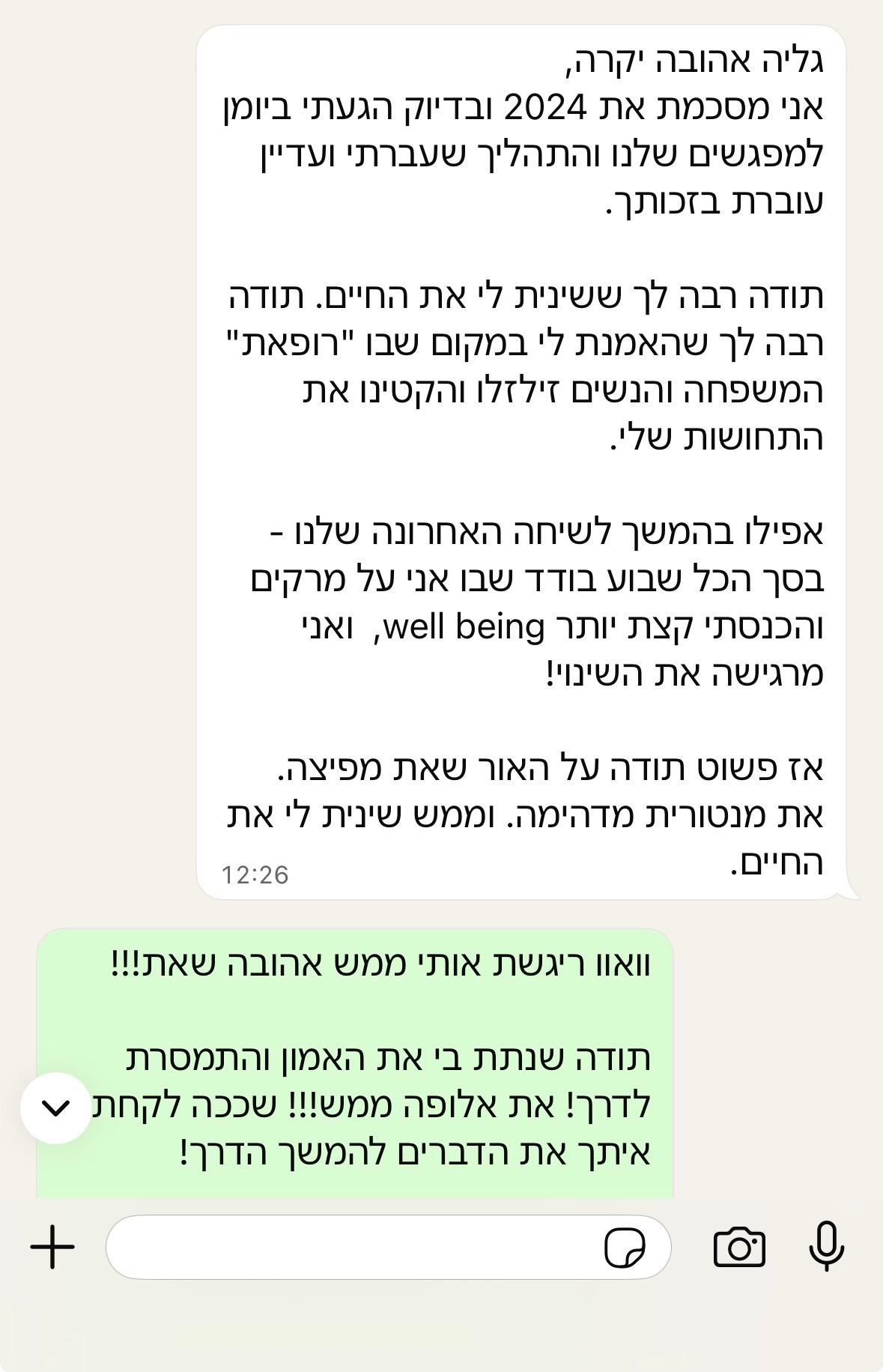 המלצה 1